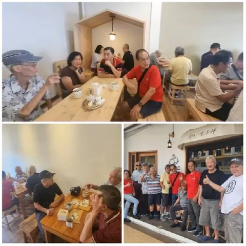 Socializing at the Cafe