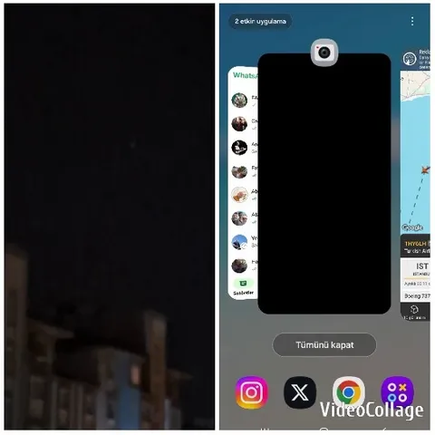Night Scene and Smartphone Interface