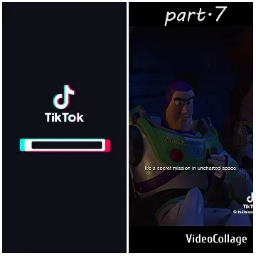 TikTok Logo and Space Ranger Scene