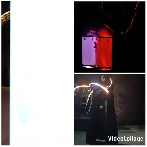 Liquid Containers and Light Trails