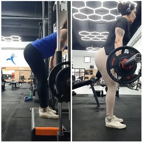 Deadlift Workout in Gym Setting