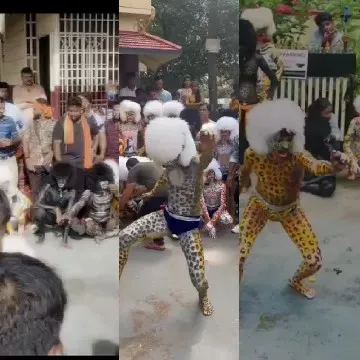 Animal Costumed Dance Performance