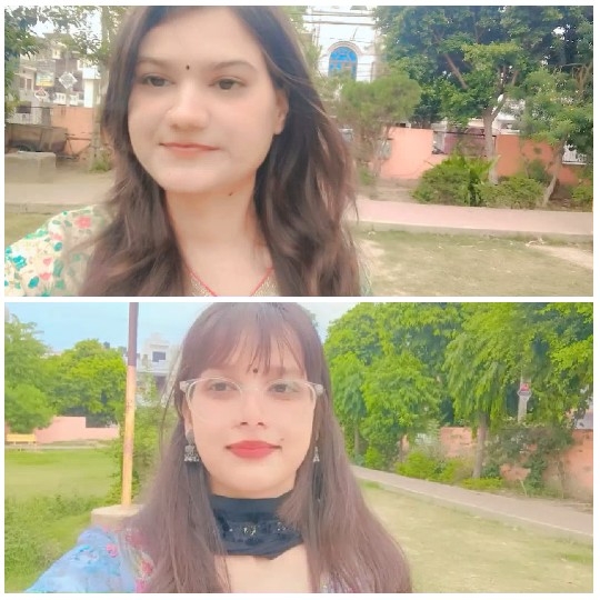 Women in Park with Greenery
