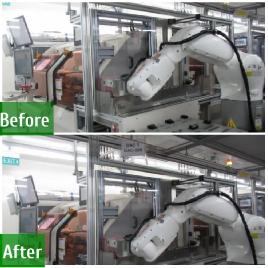 Robotic Arm in Industrial Setting