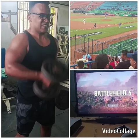 Weight Lifting, Baseball Game, and Gaming