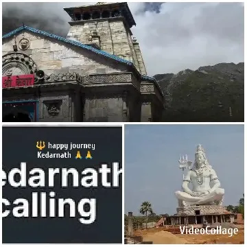 Temple and Deity with Spiritual Theme