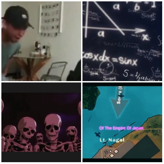 Room, Chalkboard, Animated Skeletons, Map