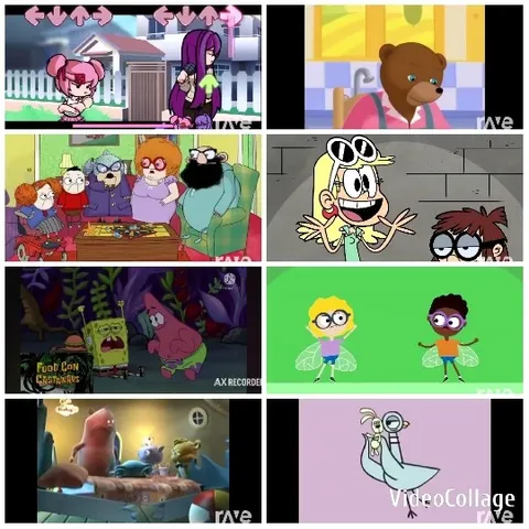 Animated Cartoon Character Scenes