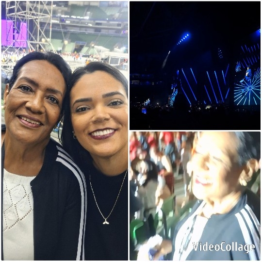 Selfies and Concert Stage Lights
