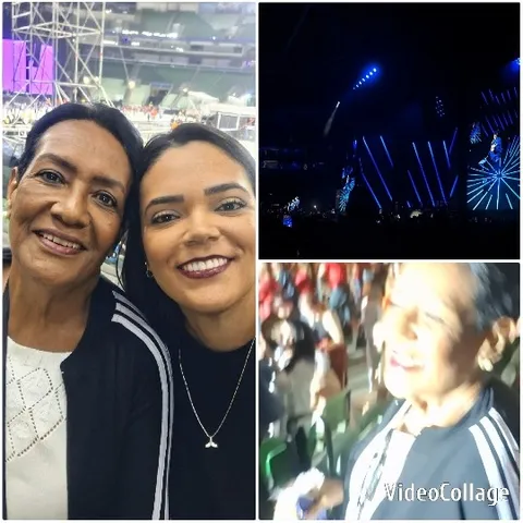 Selfies and Concert Stage Lights