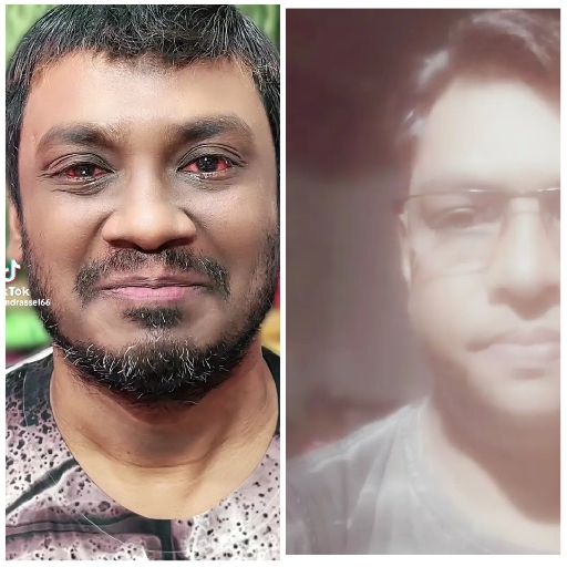 Two Men with Different Expressions