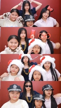 Festive Poses with Accessories