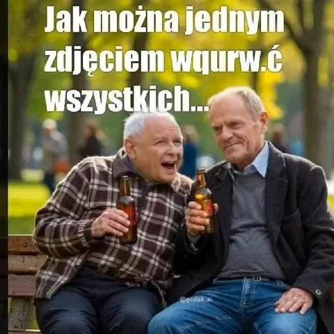 Elderly Men Conversing on Park Bench