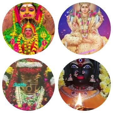 Colorful Depictions of Hindu Deities