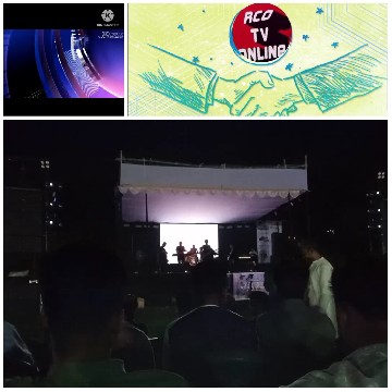 Stage Performance in Front of Audience
