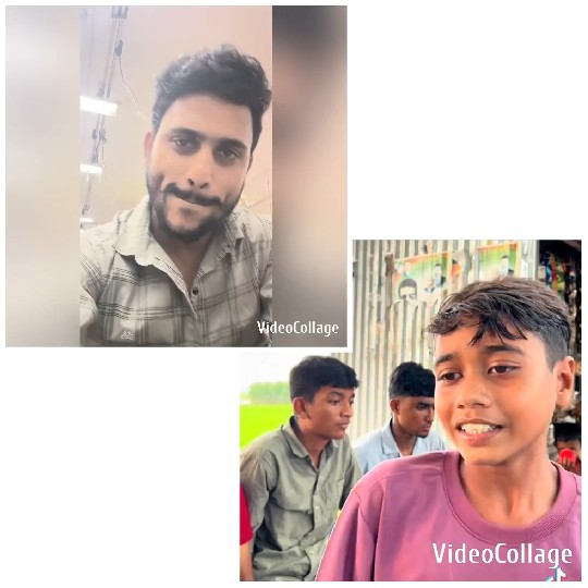 Man with Facial Hair with Boys