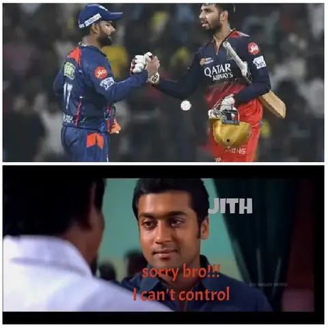 Athletes Shaking Hands with Humor