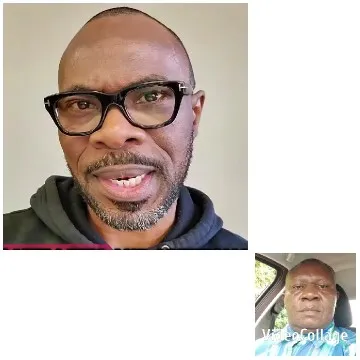 Two Men with Glasses and Car