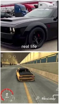 Real Life Sports Car and Game Screenshot