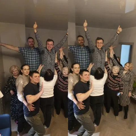 Group Enjoying a Social Gathering