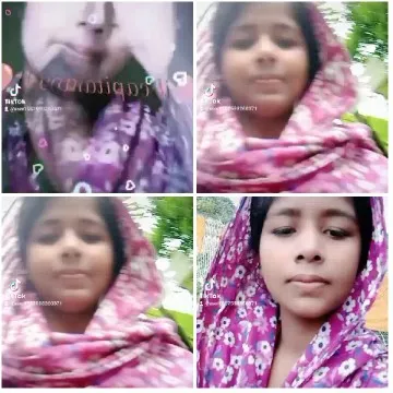 Person with Headscarf in Nature