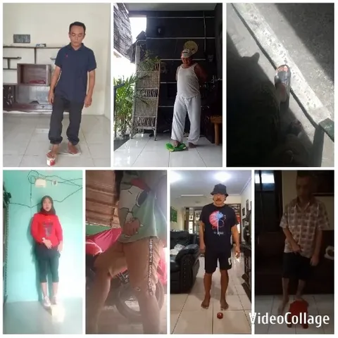 People with Cans Indoors