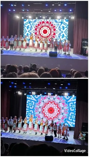 Children in Colorful Folk Costumes