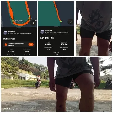 Fitness App and Outdoor Legs