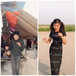 Makeshift Shelter and Sunny Dress