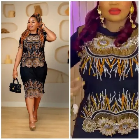 Intricate Dress and Close-Up Details