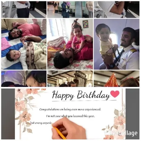 Family Moments with Birthday Message