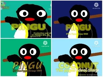Cartoon Character with Stick and Text