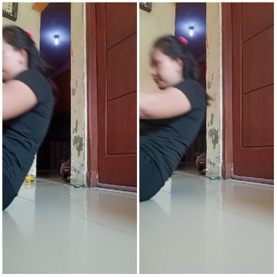 Woman Posing in Mirror Shots