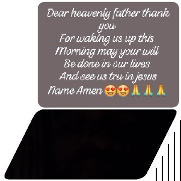 Prayer Text with Emojis