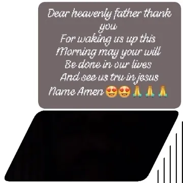Prayer Text with Emojis