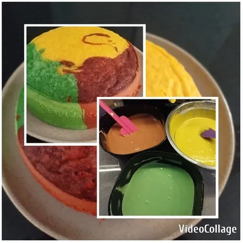 Multi-Colored Cake and Batter