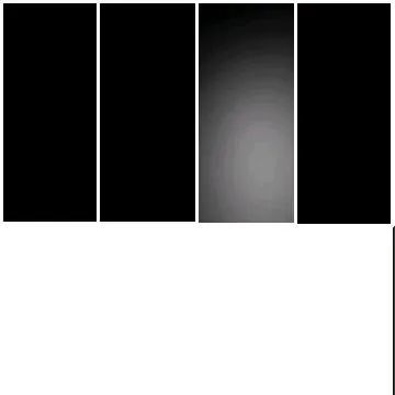 Four Black Rectangles with Gradient