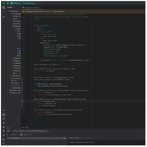 Programming Code on Computer Screen
