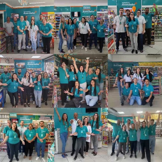 Group Photos Inside Store