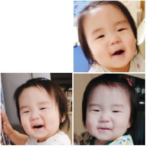 Smiling Baby in Various Settings