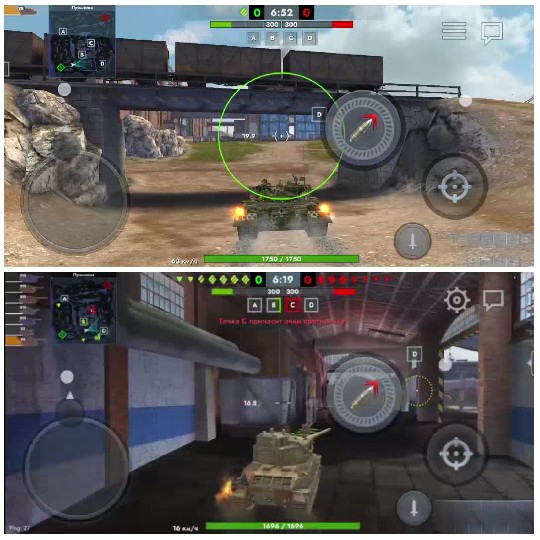 Tanks in Multiplayer Battle Game