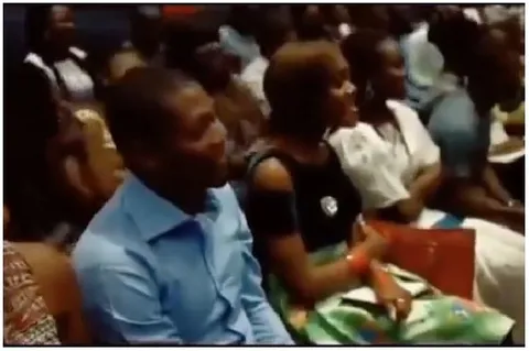 Audience Listening Attentively