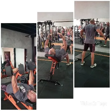 Incline Dumbbell Press in Gym