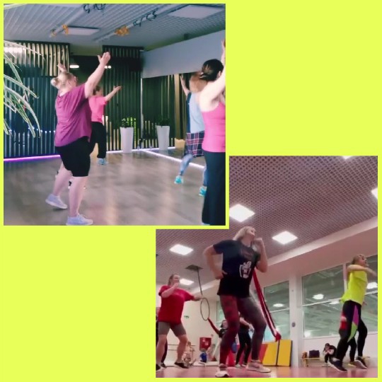 Fitness Class in Bright Studio