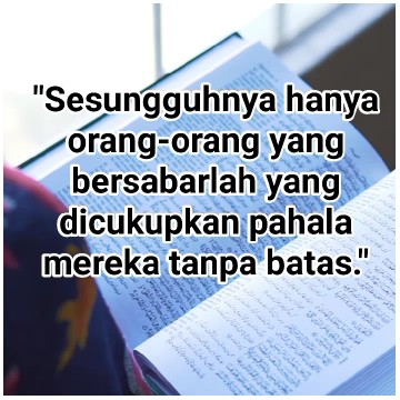 Book with Quote Overlay