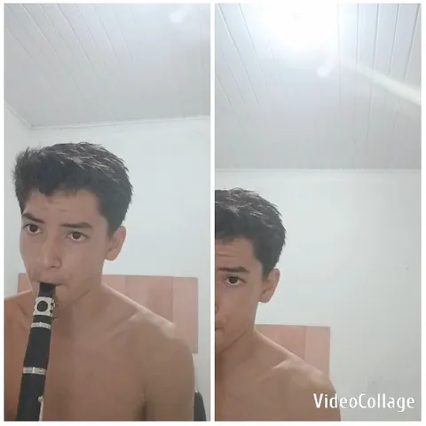 Young Person Playing Clarinet