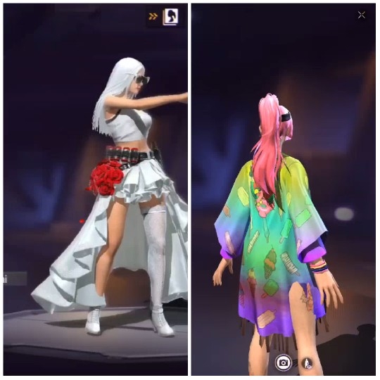 Animated Characters in Stylish Outfits