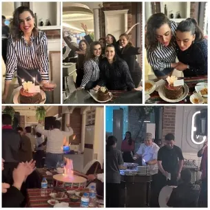 Birthday Celebration at Restaurant