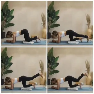 Indoor Leg Exercises on Mat