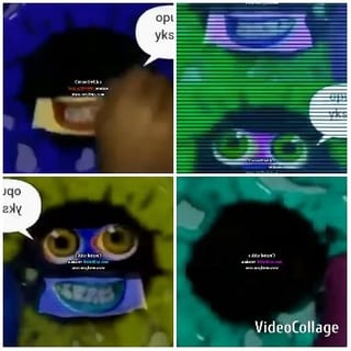 Cartoon Faces with Speech Bubbles